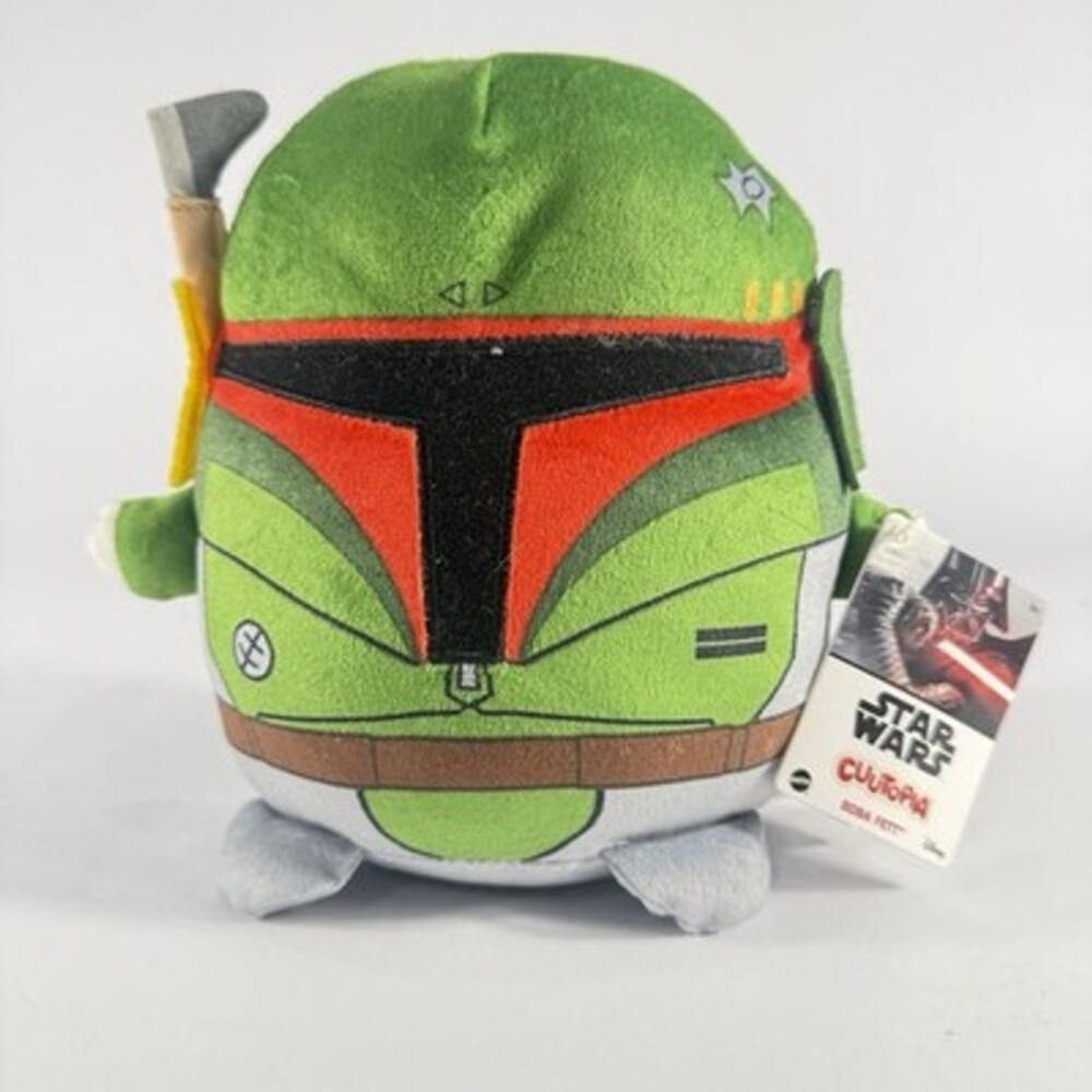 Disney Star Wars Cuutopia 6" Plush Boba Fett May the 4th NWT FAST SHIP